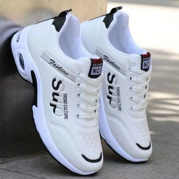 Fashion Men's Sneakers 2025 Spring Autumn Lightweight Height-increasing Platform Shoes New Non-slip Shock-absorbing Casual Shoes