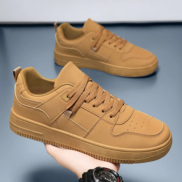 Men's Sneakers Casual Sports Shoes 2025 for Men Lightweight PU Leather Breathable Shoe Mens Flat White Tenis Shoes Zapatillas