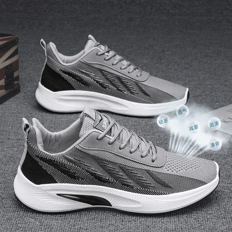 A Pair Of Unisex Casual Sneakers Stylish And Light Suitable For Running And Hiking Exercise Healthy Living