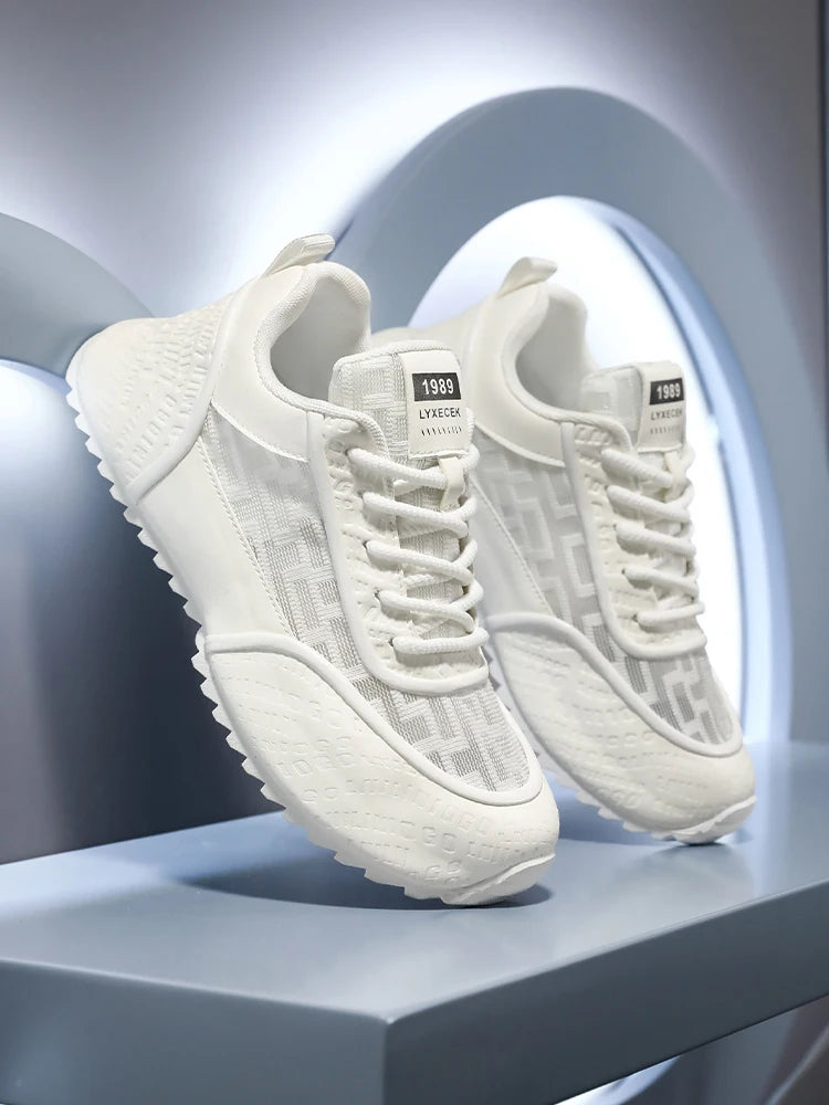 1 Pair of Mesh Sneakers, Breathable, Lightweight, Fashionable and Versatile, Suitable for Young People Who Like Sports and Trend, Daily Travel and Jogging Fitness