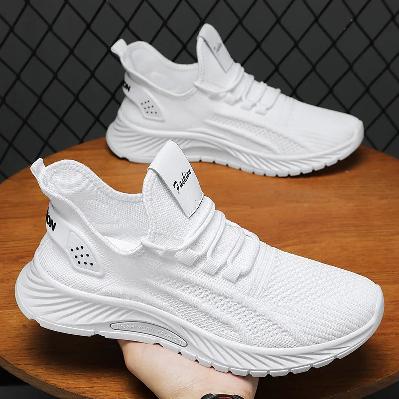 Men's Casual Running Sneakers Breathable Sport Shoes Comfortable Lightweight Male Footwear for Exercise And Travel
